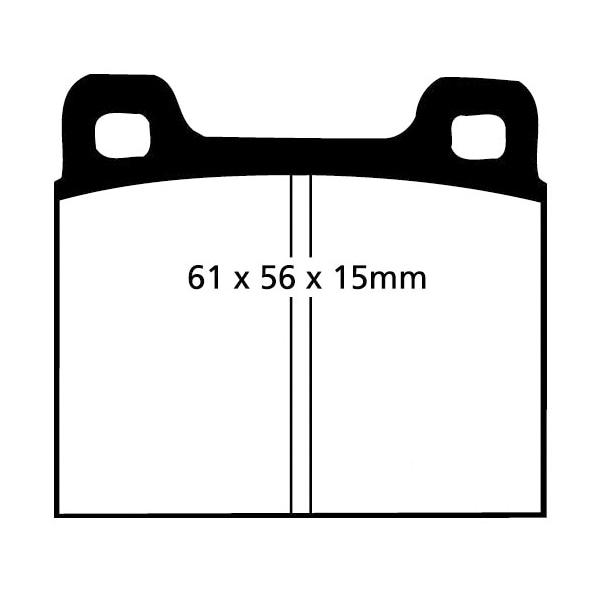 Ebc Brake Pads Rear - that fits Volvo