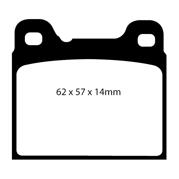 EBC Bromsbelägg BAK som passar Volvo 740 / 940 / 850