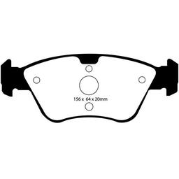 EBC Brake pads Front - Mercedes