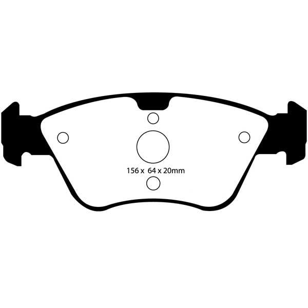 EBC Brake pads Front - Mercedes
