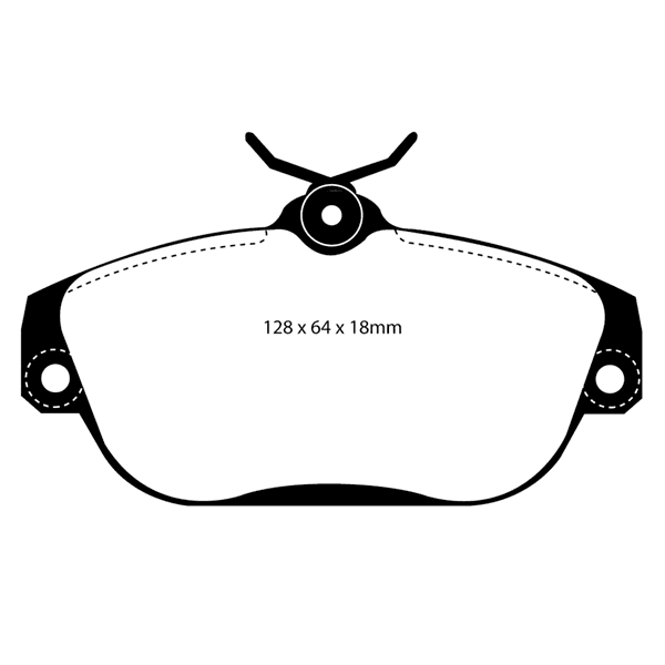 Ebc Brake Pads Front - that fits Volvo 740/940 S/V90