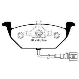 EBC Bromsbelägg FRAM - VW Beetle, Golf, Bora