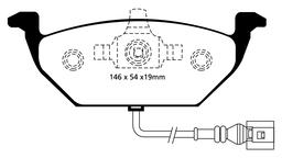 EBC Bromsbelägg FRAM - Audi