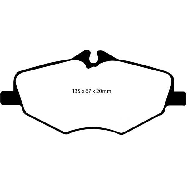 EBC Bromsbelägg Fram - Mercedes