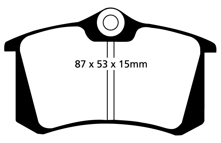 EBC Bremseklodser Bag - Audi
