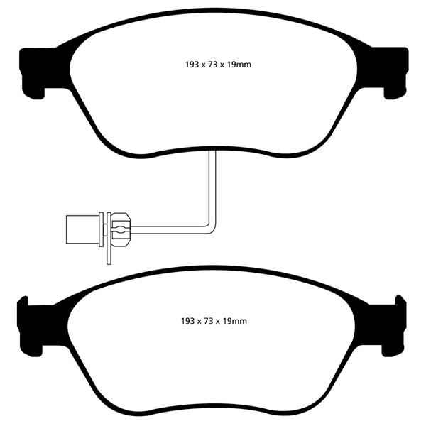 EBC Brake pads Front - VW Phaeton