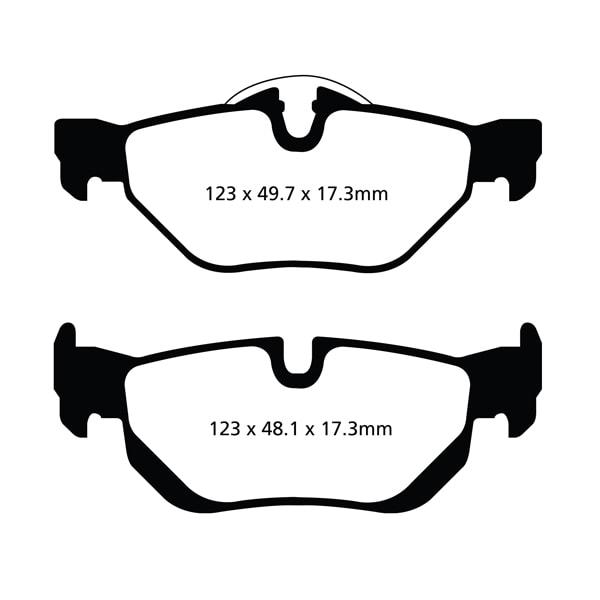 EBC Bremseklodser bag - BMW E81 / E87 / E88