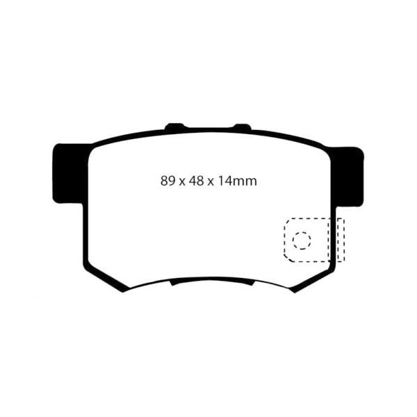EBC Brake pads REAR - VW Golf 7