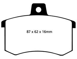 EBC Bremseklodser Bag - Audi