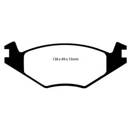 EBC Bremseklodser FORAN - VW Golf, Polo, Scirocco