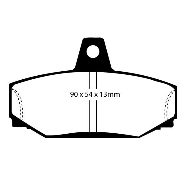 Ebc Brake Pads Rear - that fits Volvo