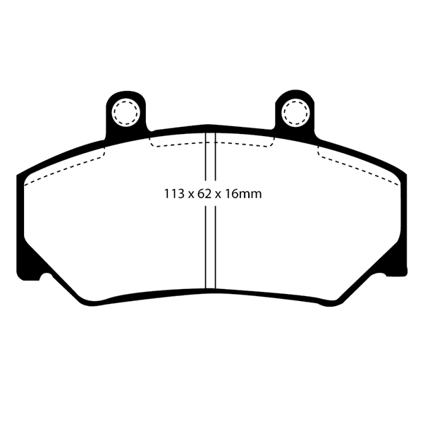 EBC Bromsbelägg FRAM som passer Volvo 740/940