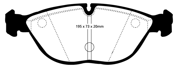 EBC Bromsbelägg FRAM - Audi RS4