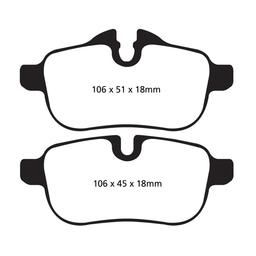 EBC Brake pads REAR - BMW Z4
