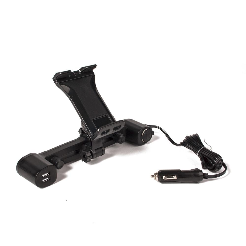 Holder for tablet to headrest