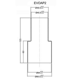 Avgasadapter 45-63,5mm