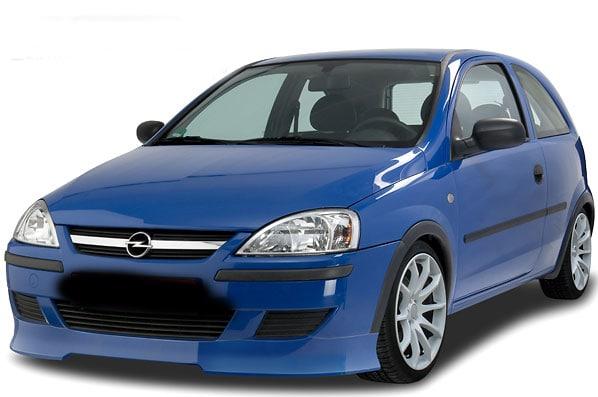 Spoiler foran nedre Opel Corsa C