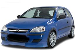 Spoiler foran nedre Opel Corsa C