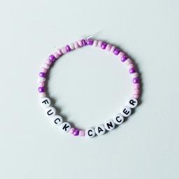 Fuck Cancer bracelet pink