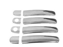 Kromade dörrhandtag