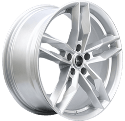 Complete Winter Wheel Set Of Rosso RR8 Silver