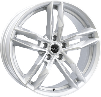 Complete Winter Wheel Set Of Rosso RR8 Silver