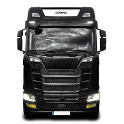 Valokyltti leveä joka sopii uuteen Scania Hi-line R & S Cab