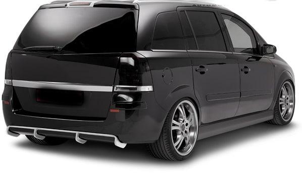 Spoiler bag nedre Opel Zafira