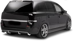 Spoiler bag nedre Opel Zafira