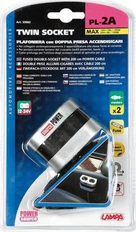 Cigguttag 2förgreningsdosa 12V