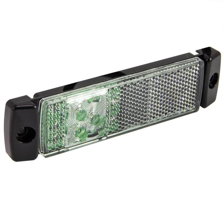 Posisjonslys 24V Hvit 3 LED
