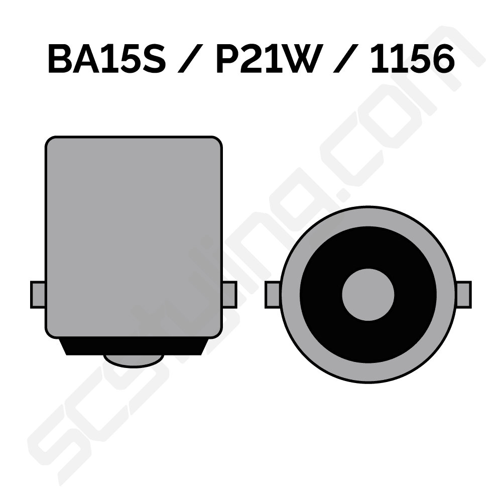 LED Lamput CANBUS BA15S