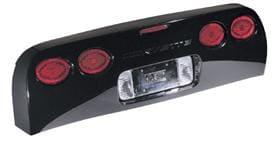 Baklamper LED Rød/Klar Corvette C5