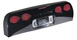 Baklamper LED Rød/Klar Corvette C5