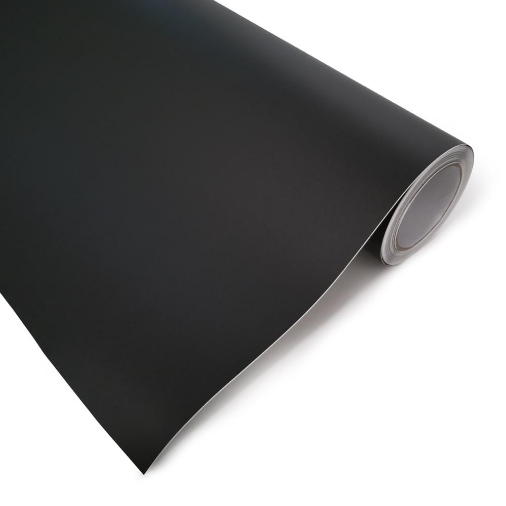 Mattsvart vinyl foliefilm 1,52x30meter