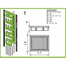 Air Filter  - BMW 7 Serie 6 Cyl.
