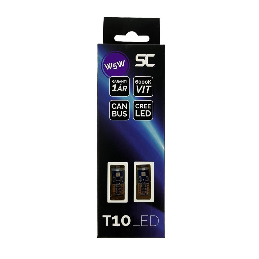 LED T10 Lights (W5W) Canbus