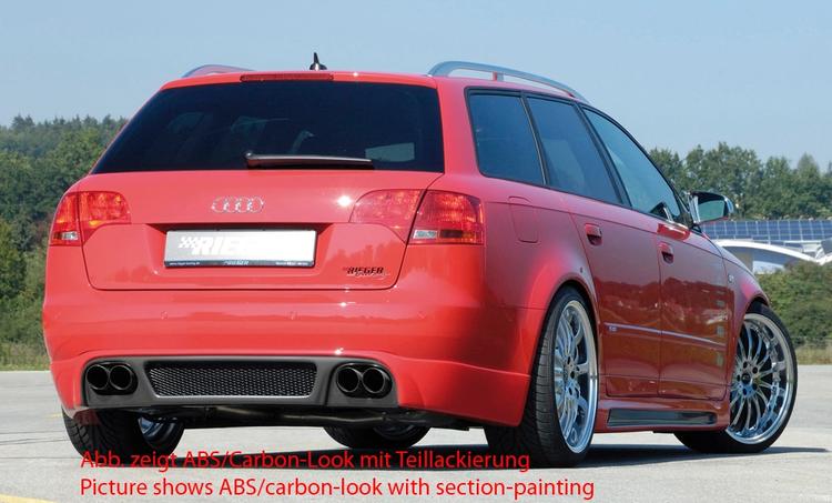 Nedre Spoiler bak Audi A4 8E B7