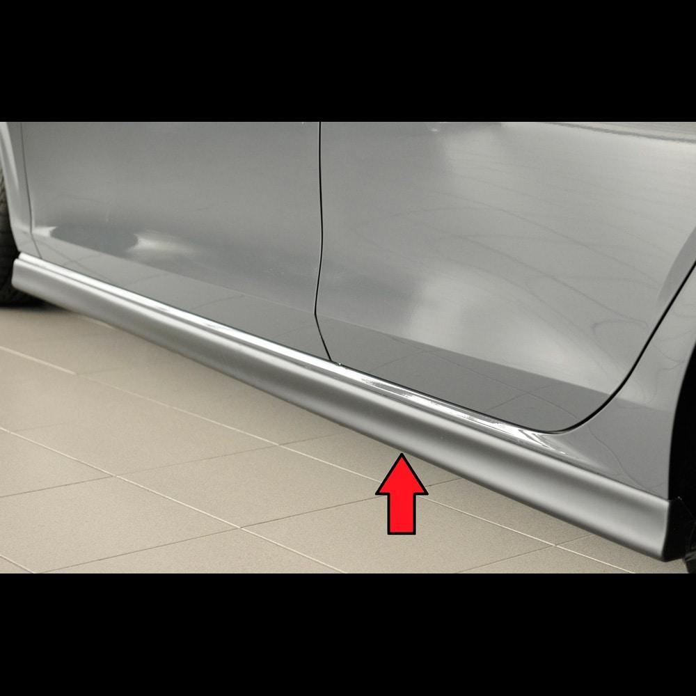 Rieger mattsvart Side skirts VW Golf 7