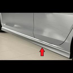 Rieger mattsvart Side skirts VW Golf 7