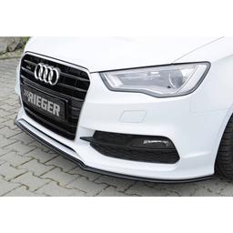Blanksvart Cupspoiler Audi S3/A3 S-Line