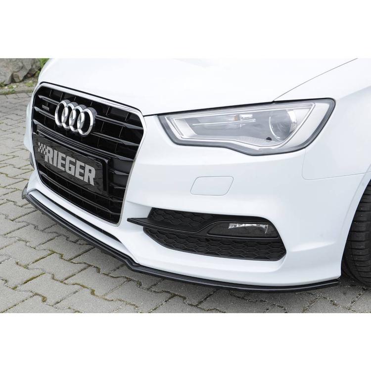 Blanksvart Cupspoiler Audi S3/A3 S-Line