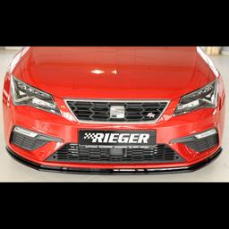 Rieger blanksvart Front splitter