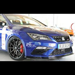 Rieger blanksvart Front splitter