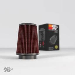 K&N Universal Air filter Red