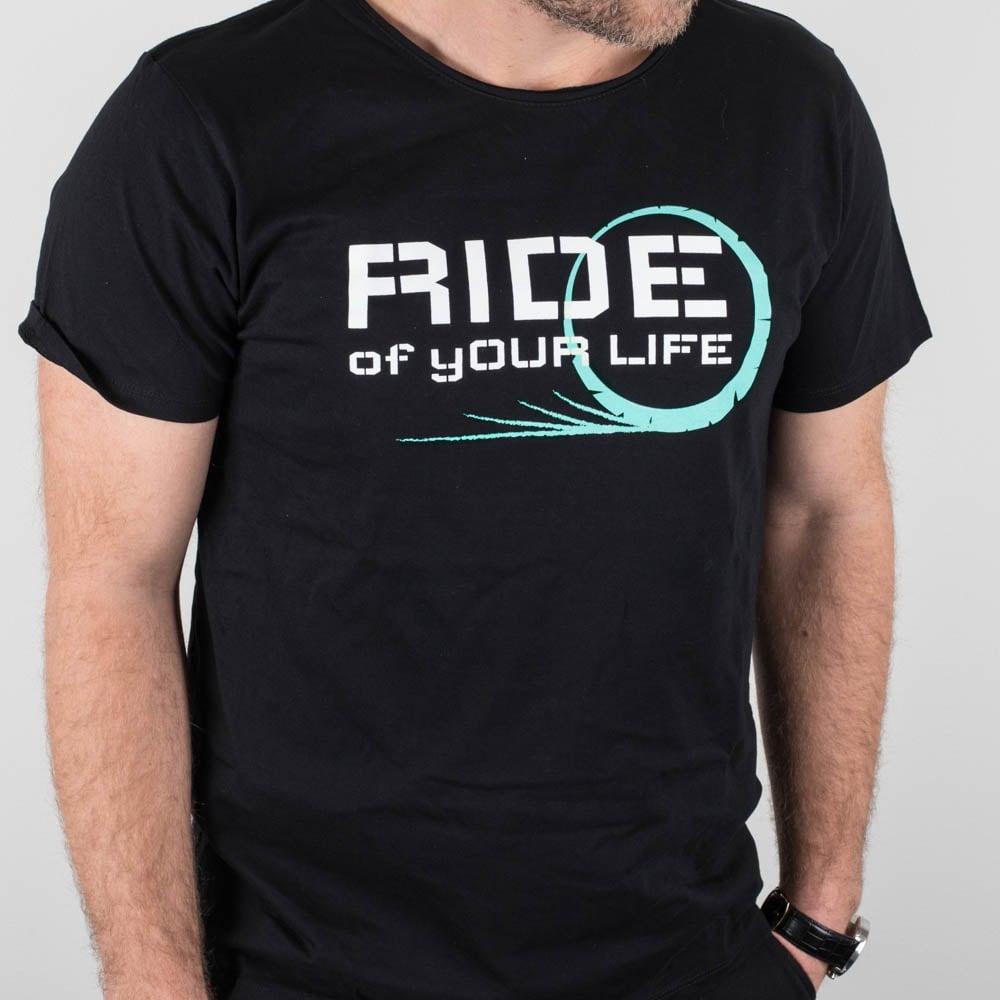T-shirt SC ROYL Black/turquoise