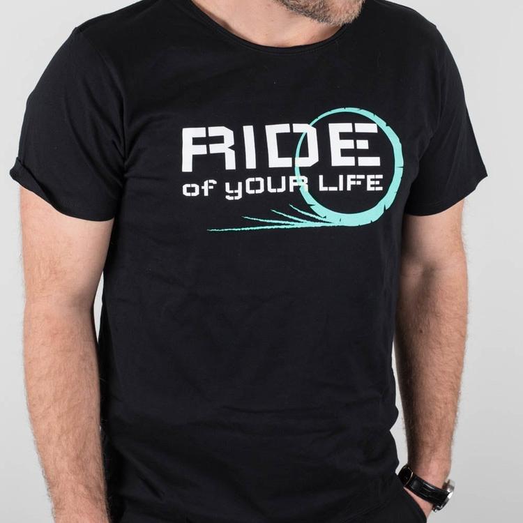 T-shirt SC ROYL Black/turquoise