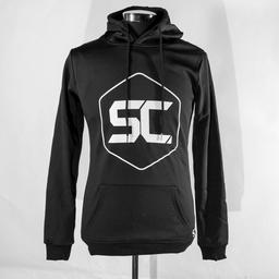Hoodie sort Small - SC Styling