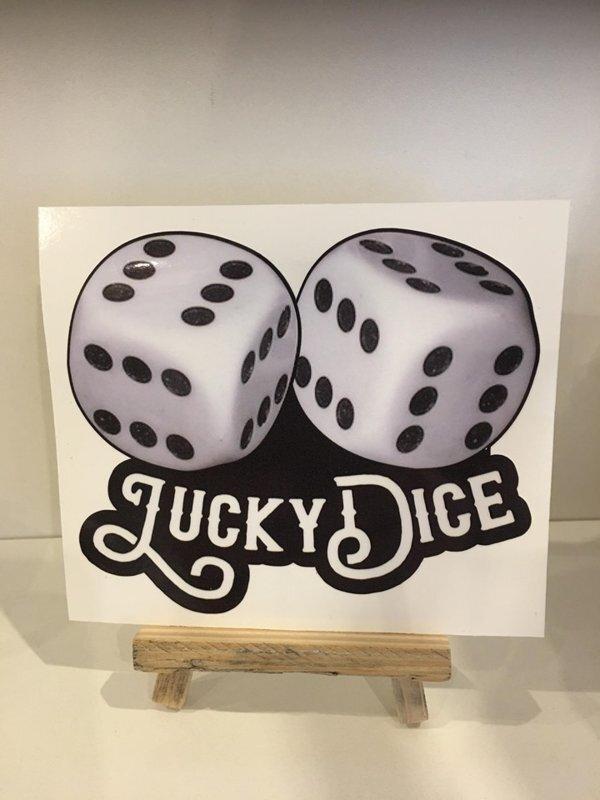 STICKER Lucky Dice