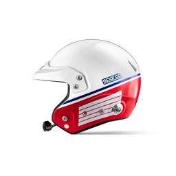 Sparco Martini Air Pro RJ-5I Racing helmet with stripes